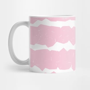 Pocket - Geometric Lines Pink Mug